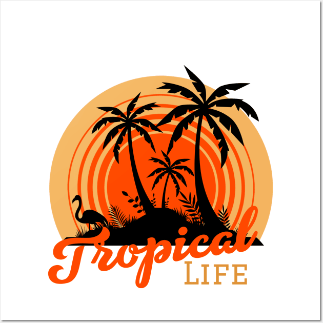 Tropical Life Wall Art by Artisan